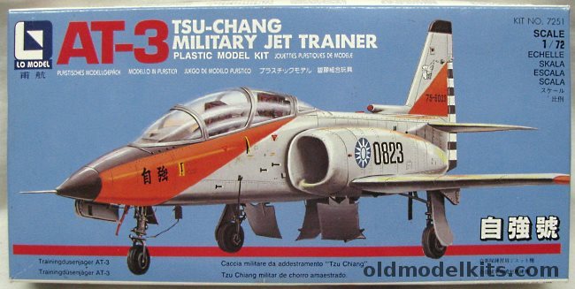 Lo Model 1/72 AT-3 Tsu-Chang Military Jet Trainer - Republic of China Air Force, 7251 plastic model kit